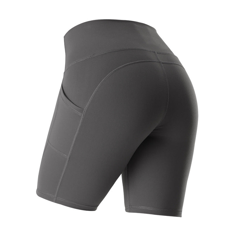 Levoire | Short De Gym Un Short Sexy Et Joli, Près Du Corps, Avec Des Poches Gris