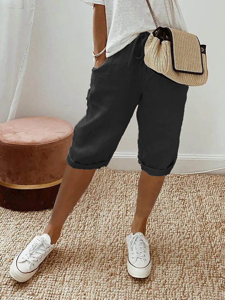 Levoire | Pantalon en coton pour femmes Noir