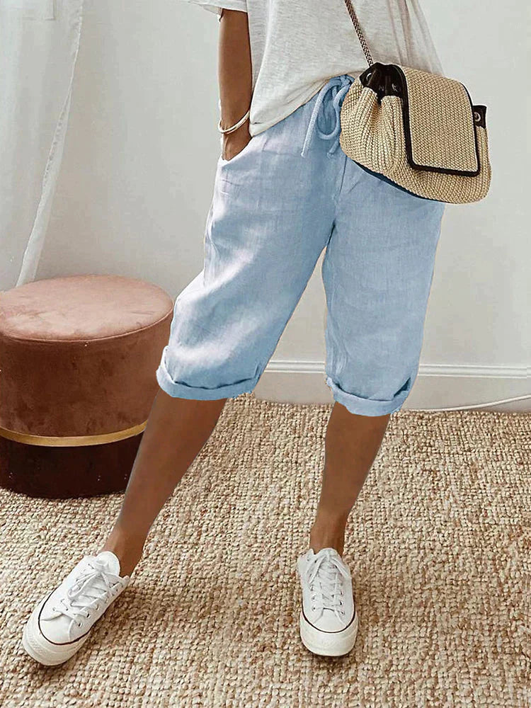 Levoire | Femmes Shorts Stylistiques Bleu