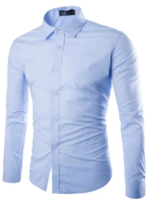 Levoire | Chemise Slim Sans Repassage Homme Bleu clair