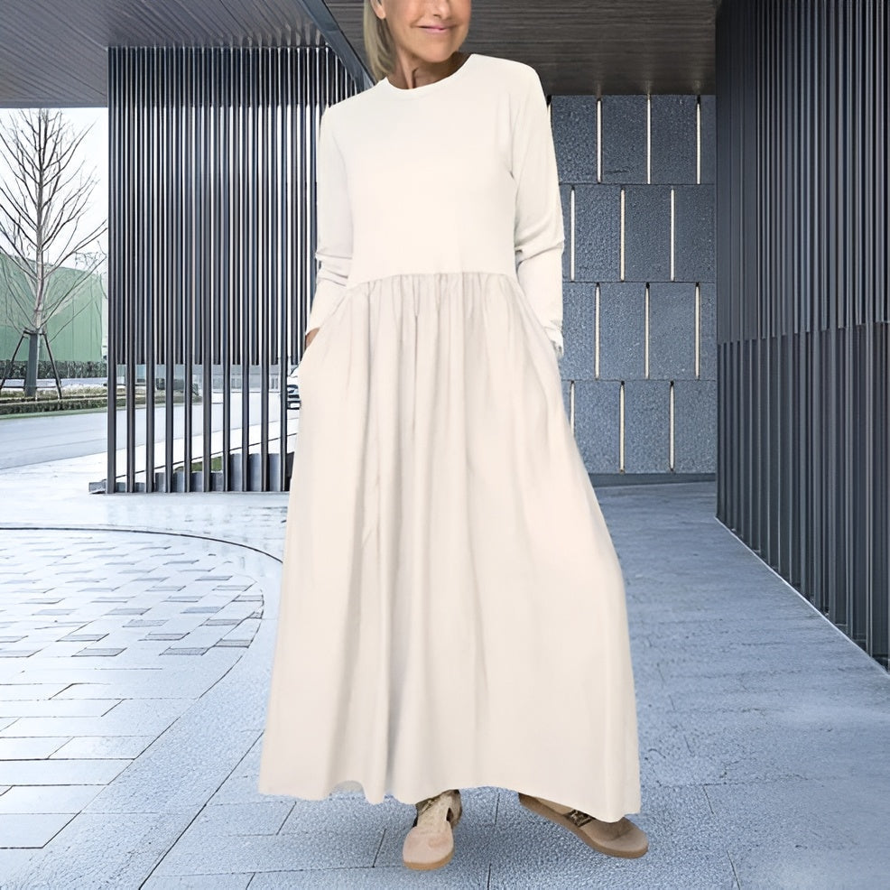 Levoire | Robe A-Ligne Élégante Et Confortable Blanc
