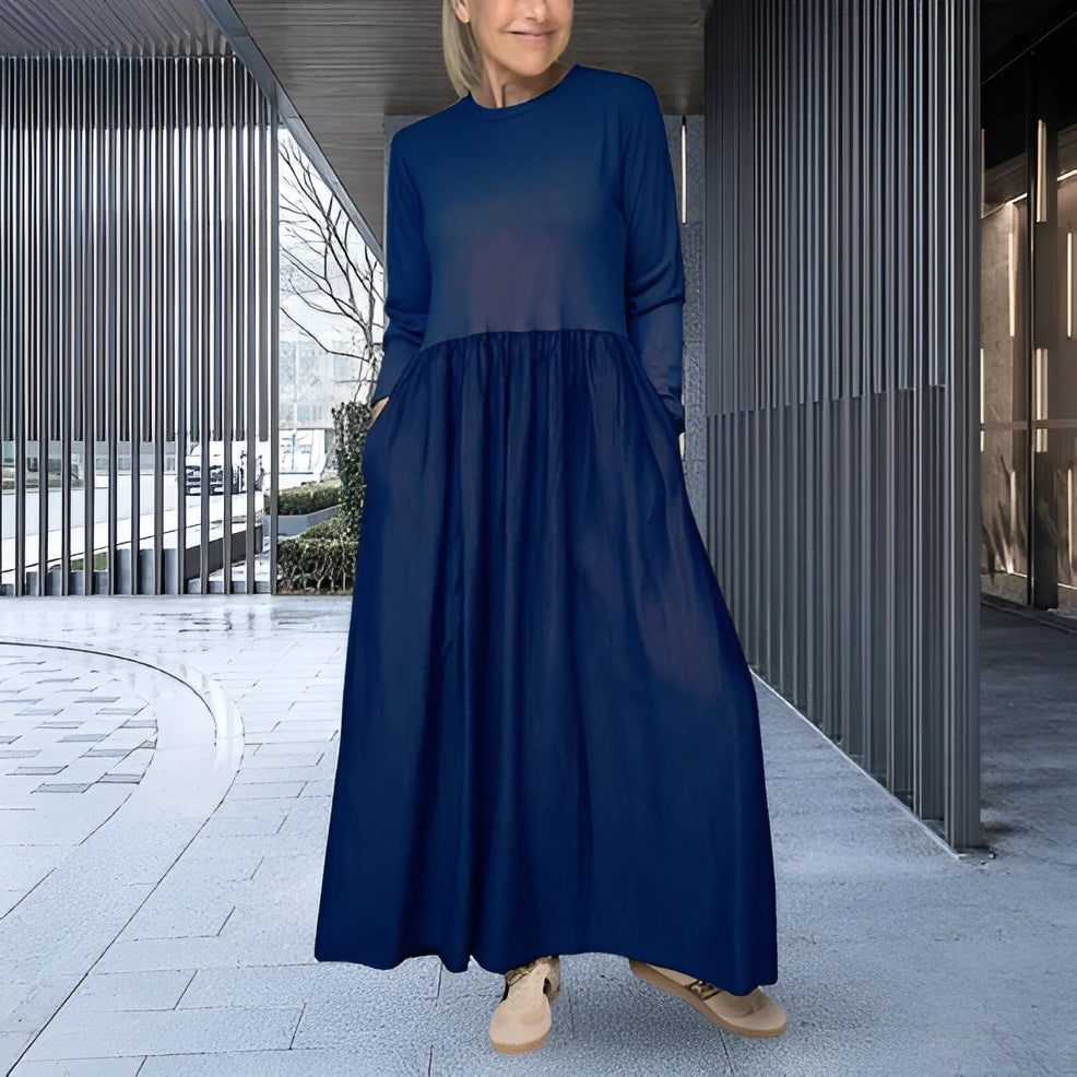 Levoire | Robe A-Ligne Élégante Et Confortable Bleu