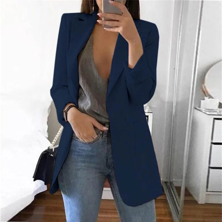 Levoire | Blazer Exécutif Sans Effort Bleu Foncé