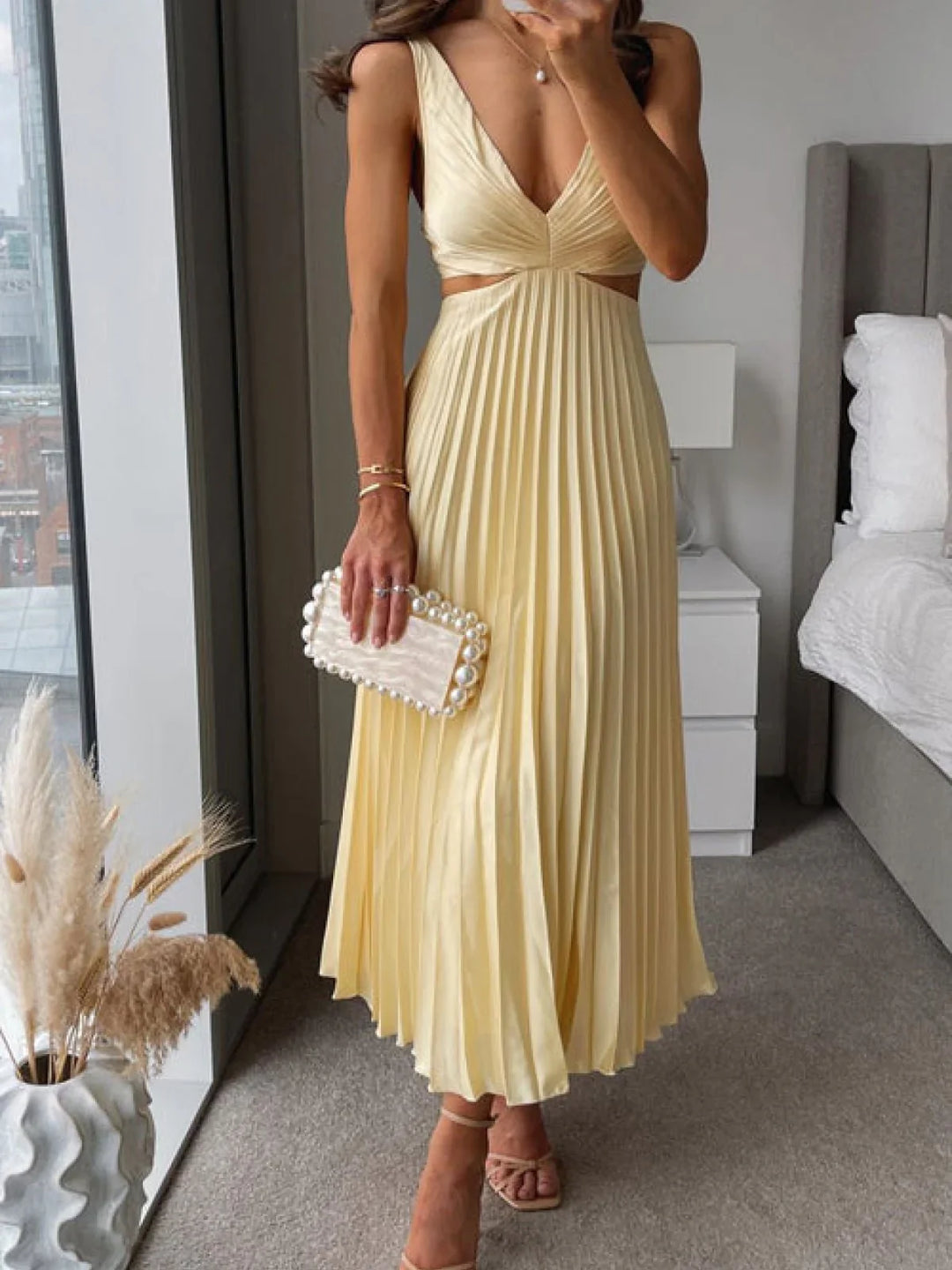 Levoire | Robe De Soirée Élégante Jaune