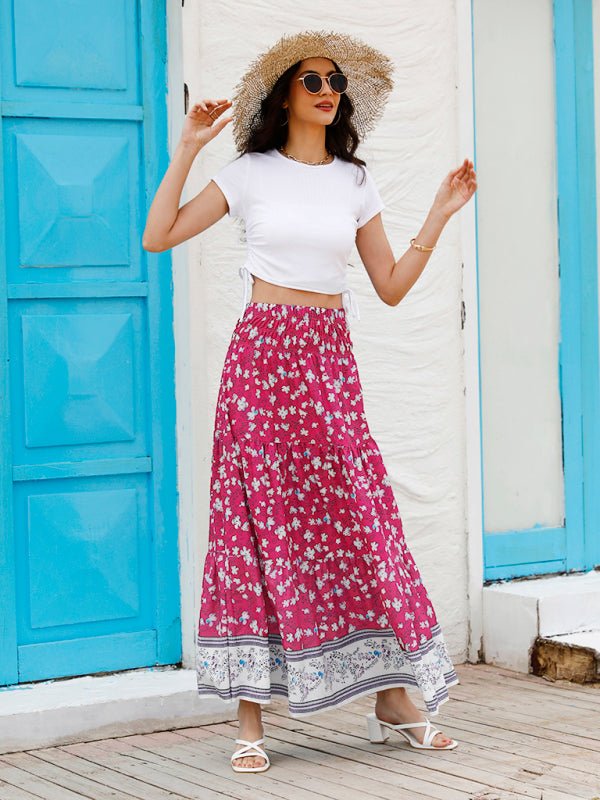 Levoire | Femme Vêtements de loisirs Boho Imprimé Jupe