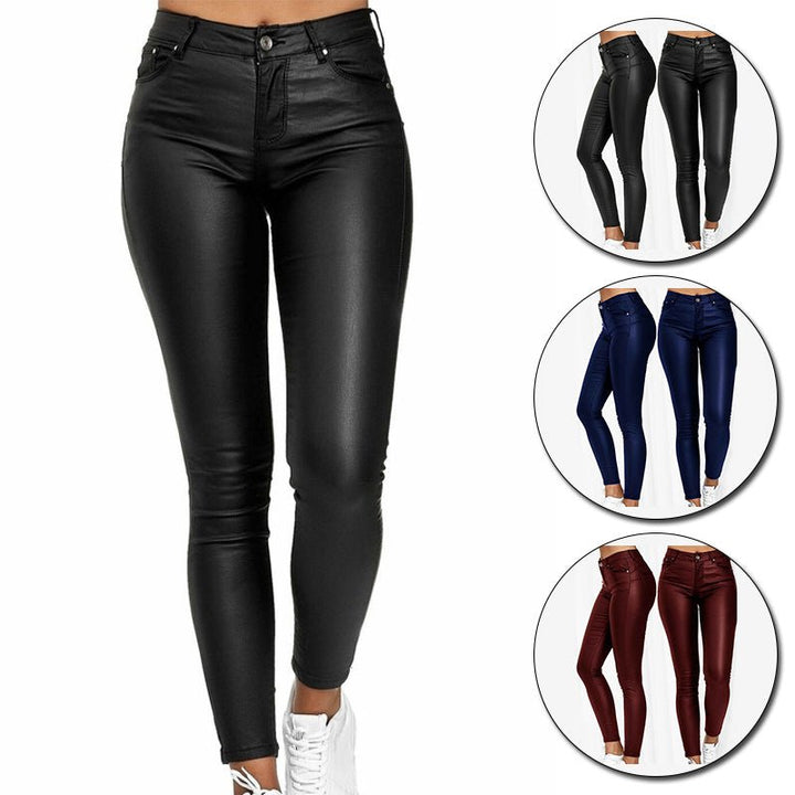 Levoire | Pantalons Taille Haute Étroits Avec Fermeture À Boutons