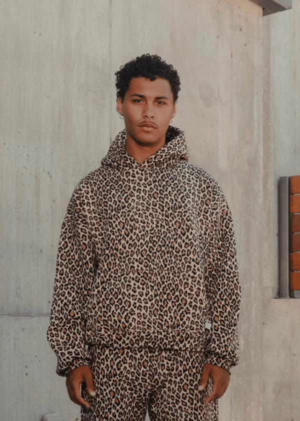 Levoire | Imprimé léopard Sweat à capuche femme Sweatshirt Pull Gilet