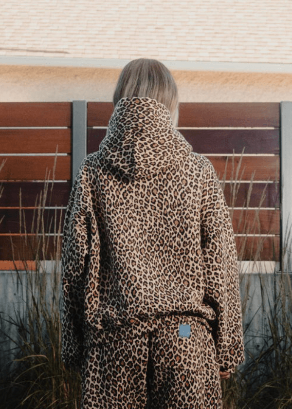 Levoire | Imprimé léopard Sweat à capuche femme Sweatshirt Pull Gilet