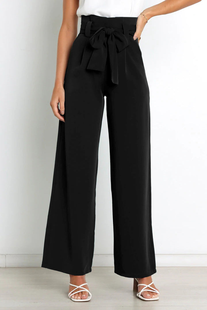 Levoire | Pantalon Avec Nœud Et Jambe Large