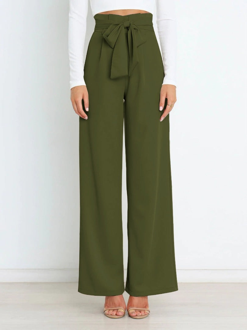 Levoire | Pantalon Avec Nœud Et Jambe Large