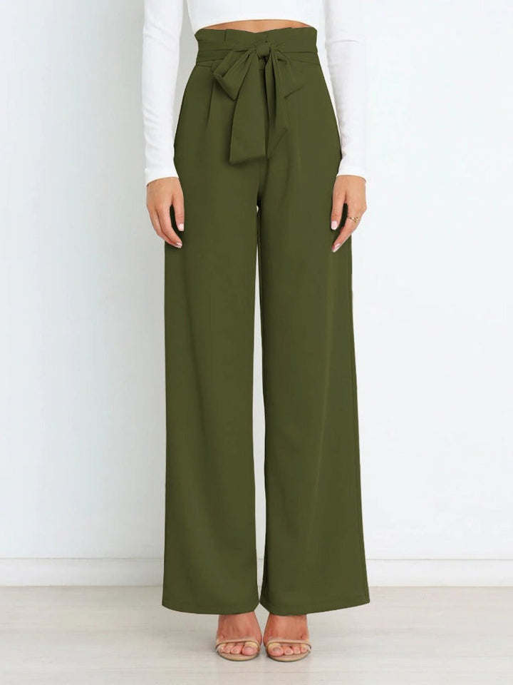 Levoire | Pantalon Avec Nœud Et Jambe Large