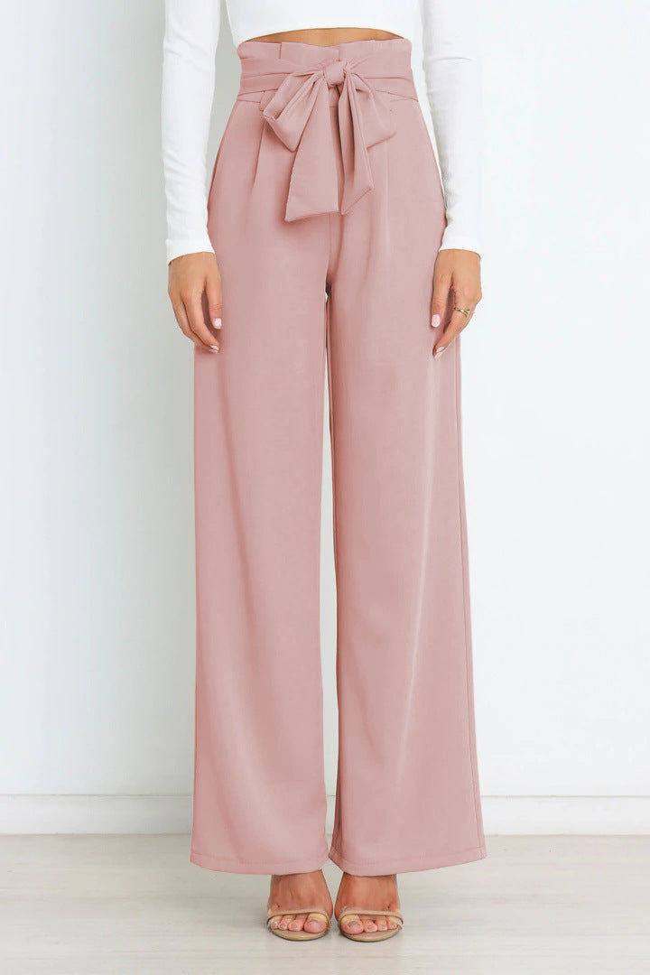 Levoire | Pantalon Avec Nœud Et Jambe Large