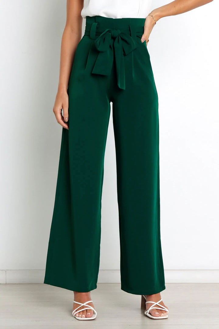 Levoire | Pantalon Avec Nœud Et Jambe Large