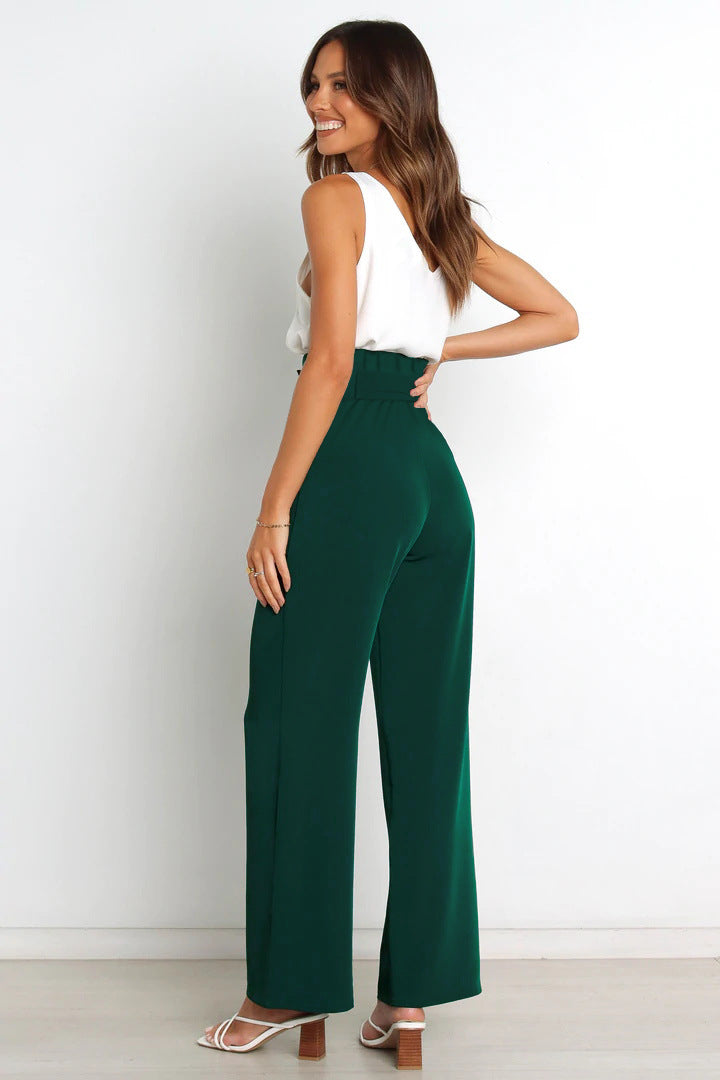 Levoire | Pantalon Avec Nœud Et Jambe Large