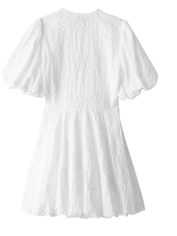Levoire | Robe mini blanche pour femmes White Kleid
