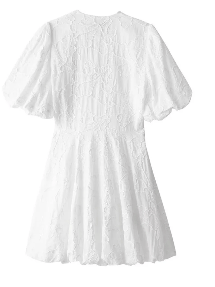 Levoire | Robe mini blanche pour femmes White Kleid