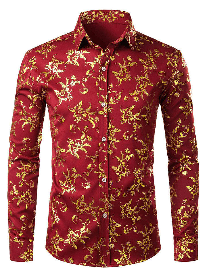 Levoire | Chemise Décontractée Manches Longues Homme Rot