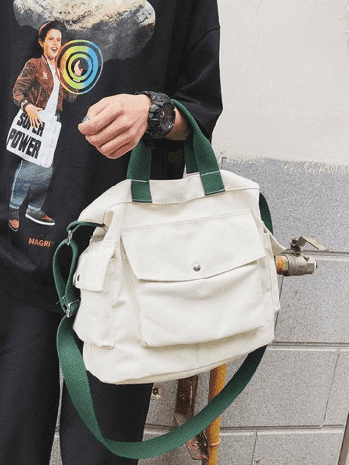 Levoire | Grand Sac En Toile Bandoulière