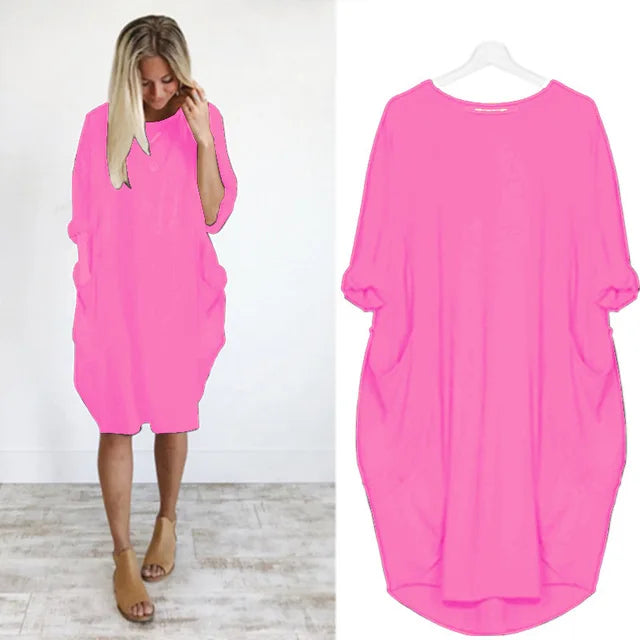 Levoire | Robe À Manches Longues Et Poche Détachable
