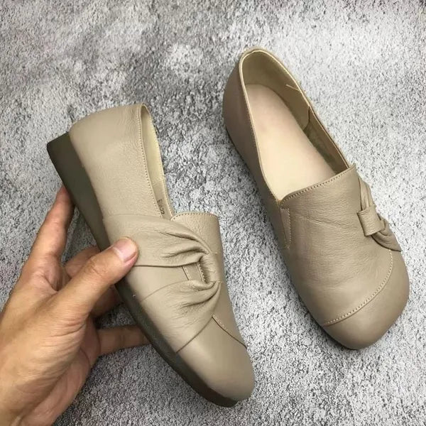 Levoire | Chaussures En Cuir Antidérapantes Beige
