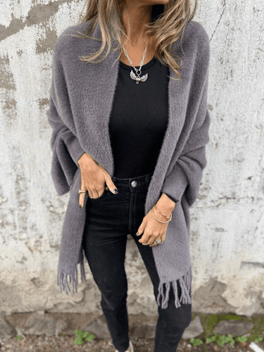 Levoire | Pull enroulé plus long pour femmes Pullover Jumper Gilet