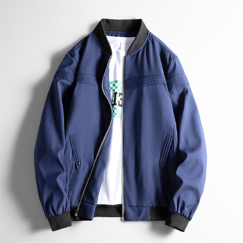 Levoire | Veste homme bomber homme élégant et tendance idéale pour le printemps et l'automne Bleu