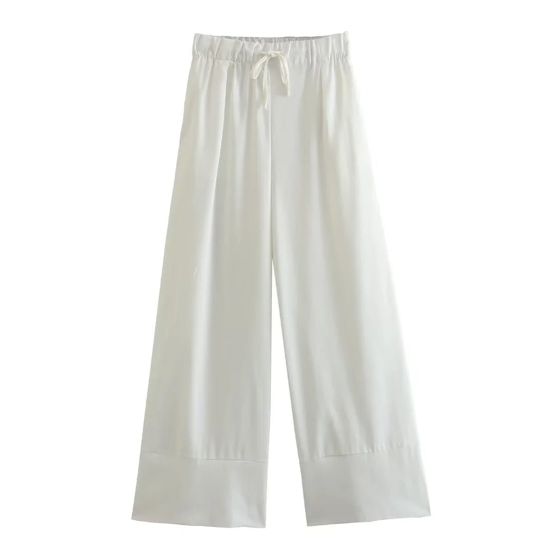 Levoire | Pantalons En Cuir Rentokasattu Von Satz Blanc