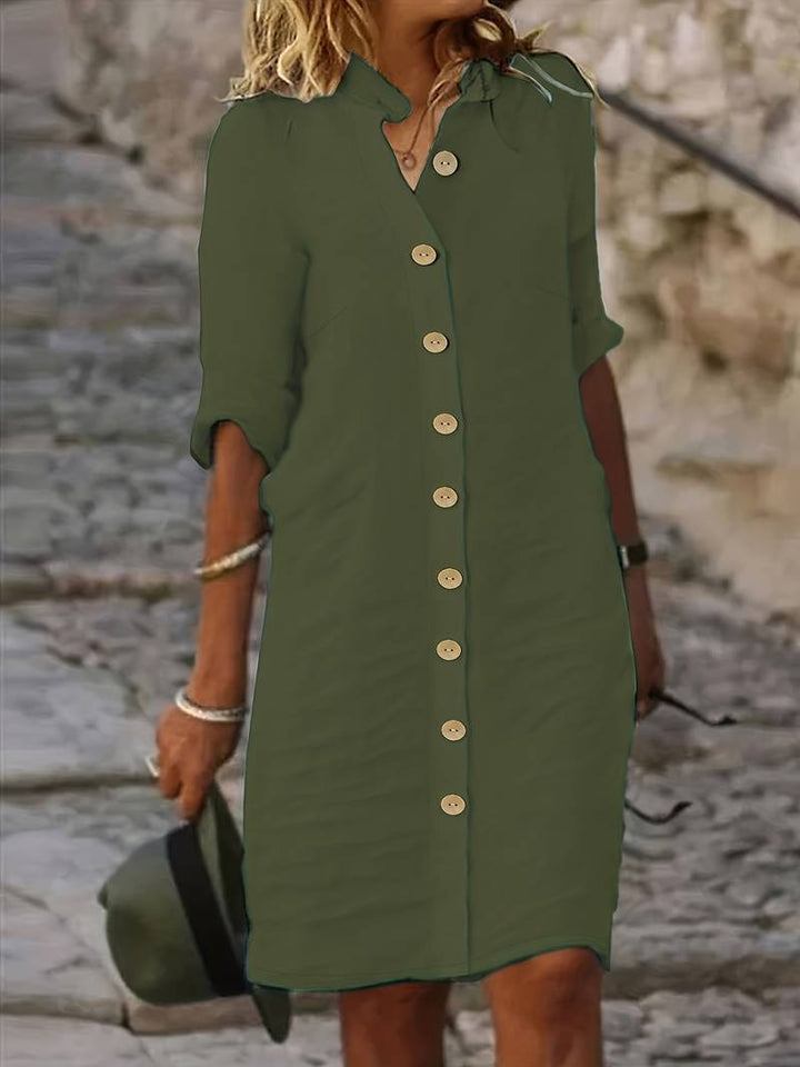 Levoire | Robe T-Shirt Classique vert olive