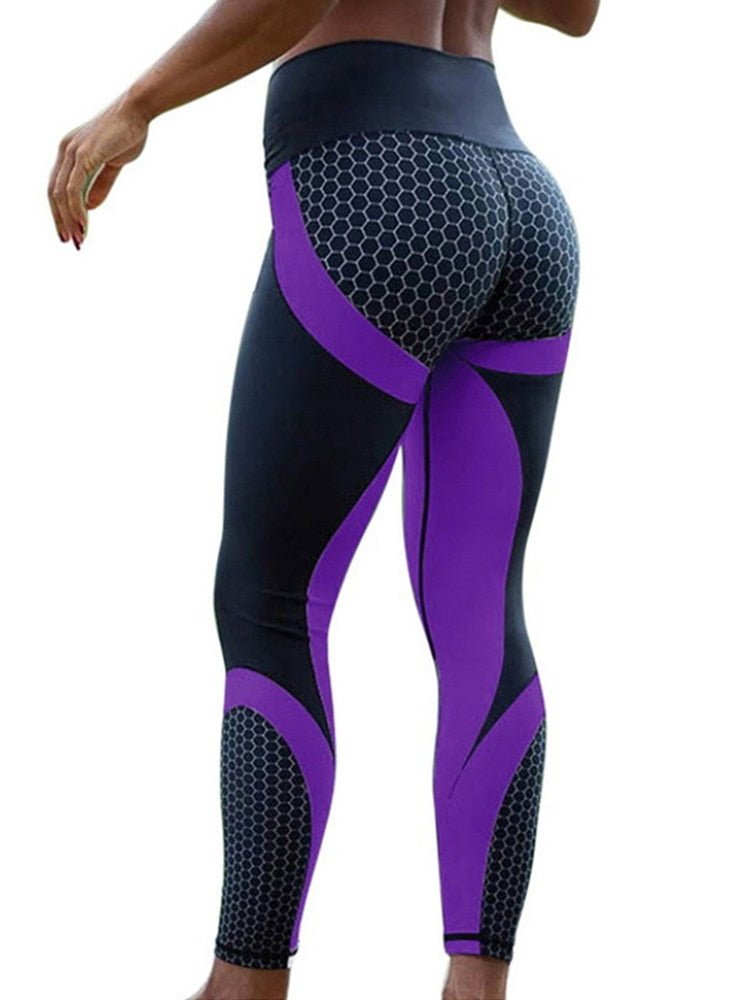 Levoire | Leggings Sport Ajustés Femme Violet