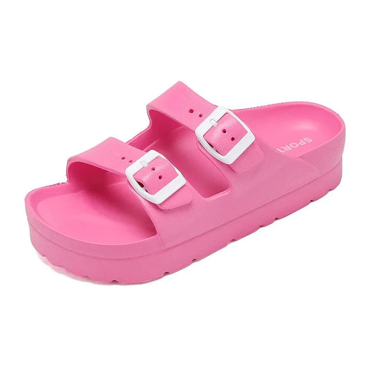 Levoire | Sandales Confortables Semelle Épaisse Rosa