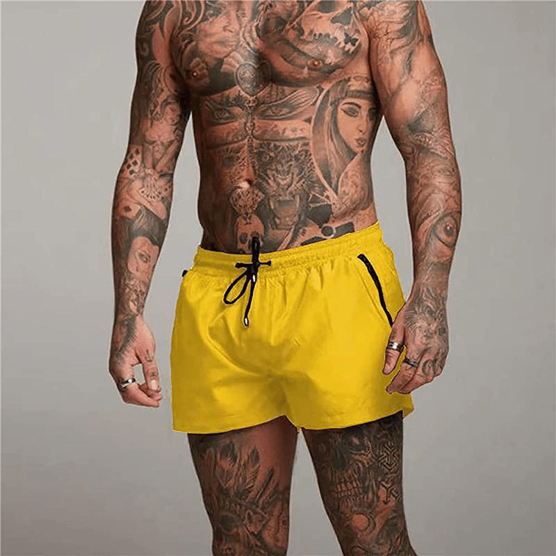 Levoire | Maillot Bain Homme Stylé Jaune