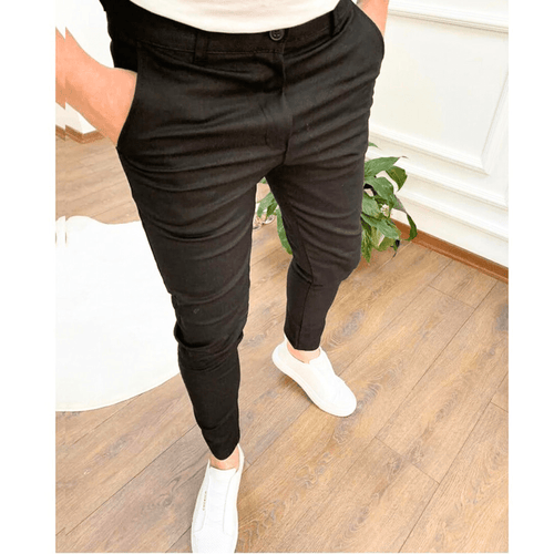 Levoire | Pantalon pour hommes Chino classique stretch décontracté confortable et flexible