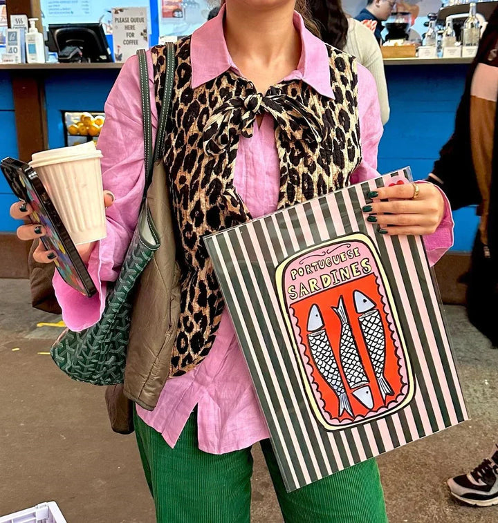 Levoire | Élégant Gilet En Motif Léopard Avec Nœuds Pour Dames