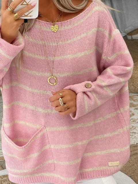 Levoire | Pull Rayé Chic Rosa