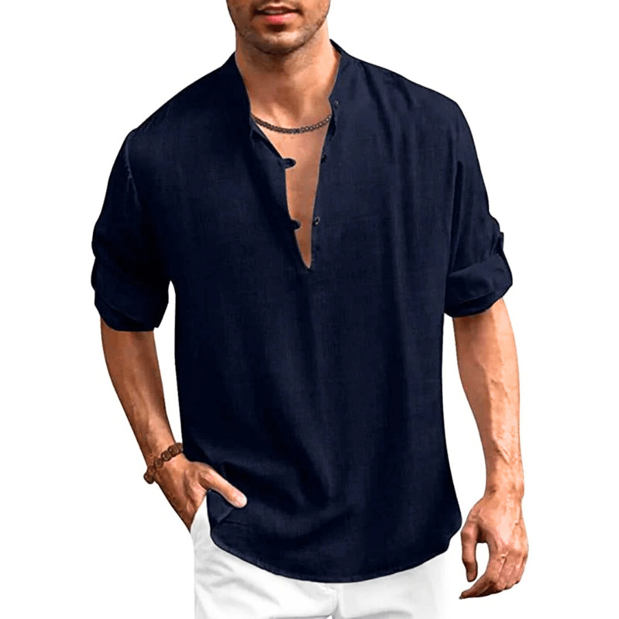 Levoire | Chemise Élégante Tendance Homme Bleu marine