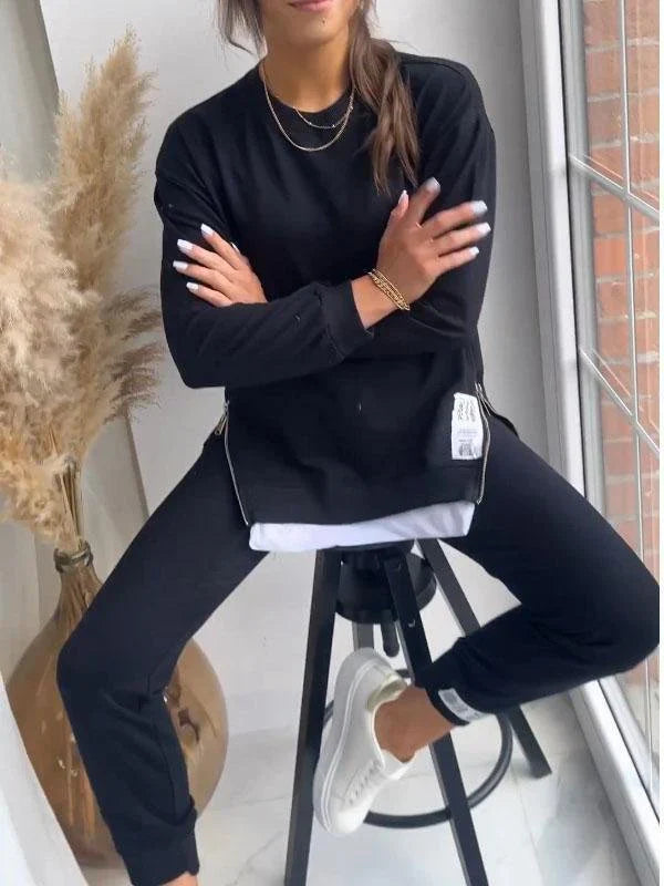 Levoire | Chemise en coton élégante pour le quotidien Noir