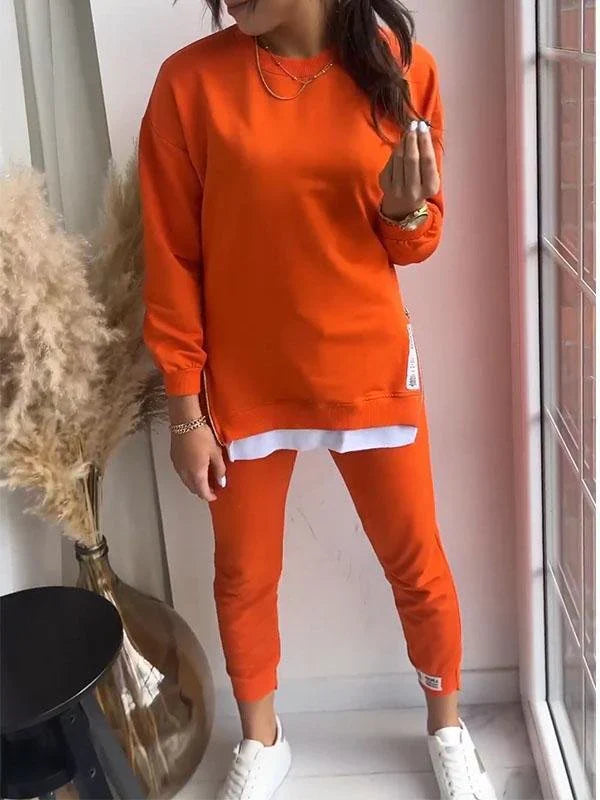 Levoire | Chemise en coton élégante pour le quotidien Orange