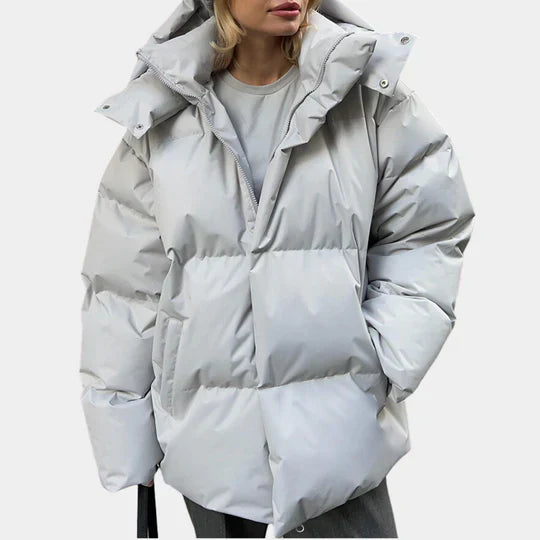 Levoire | Veste Légèrement Rembourrée Pour Femmes Gris clair
