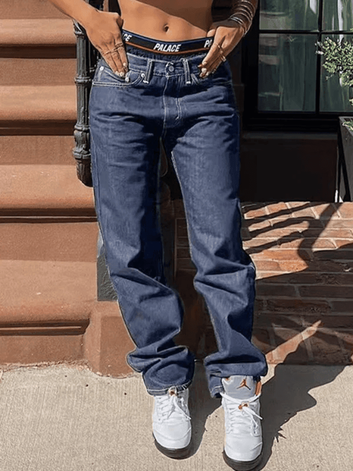 Levoire | Helle Waschung Jean Boyfriend Blau1