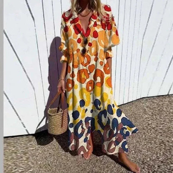 Levoire | Robe Boho Classique Jaune