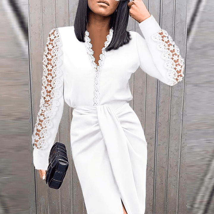 Levoire | Robes pour femmes Robe de soirée Robe de cocktail luxueuse pour femmes Élégante Blanc