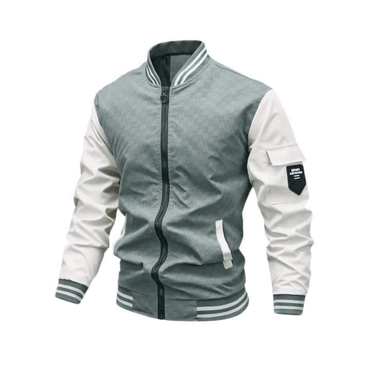 Levoire | Veste hommes classique bomber pour hommes confortable et durable Vert
