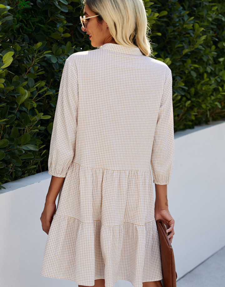 Levoire | Robe D'Été Décontractée Avec Fermeture À Boutons