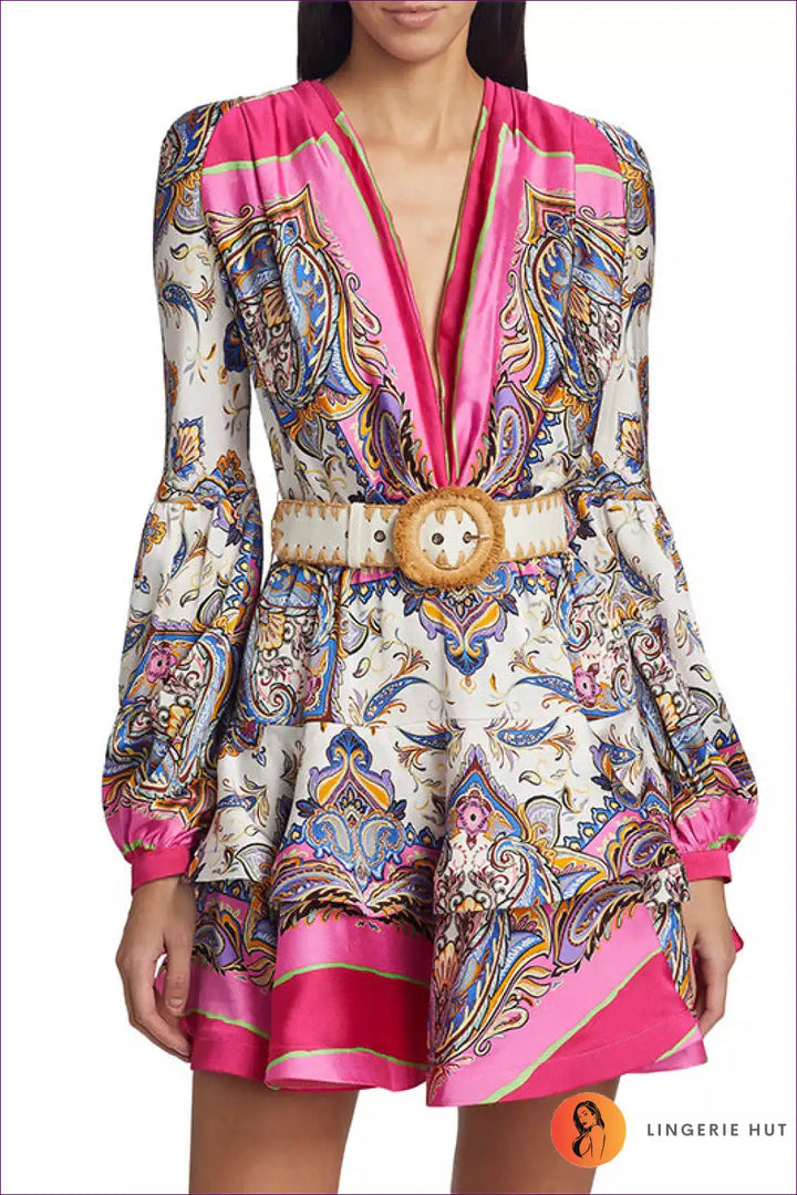 Levoire | Robe volante paisley bohème – Élégance estivale