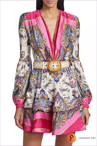 Levoire | Robe volante paisley bohème – Élégance estivale