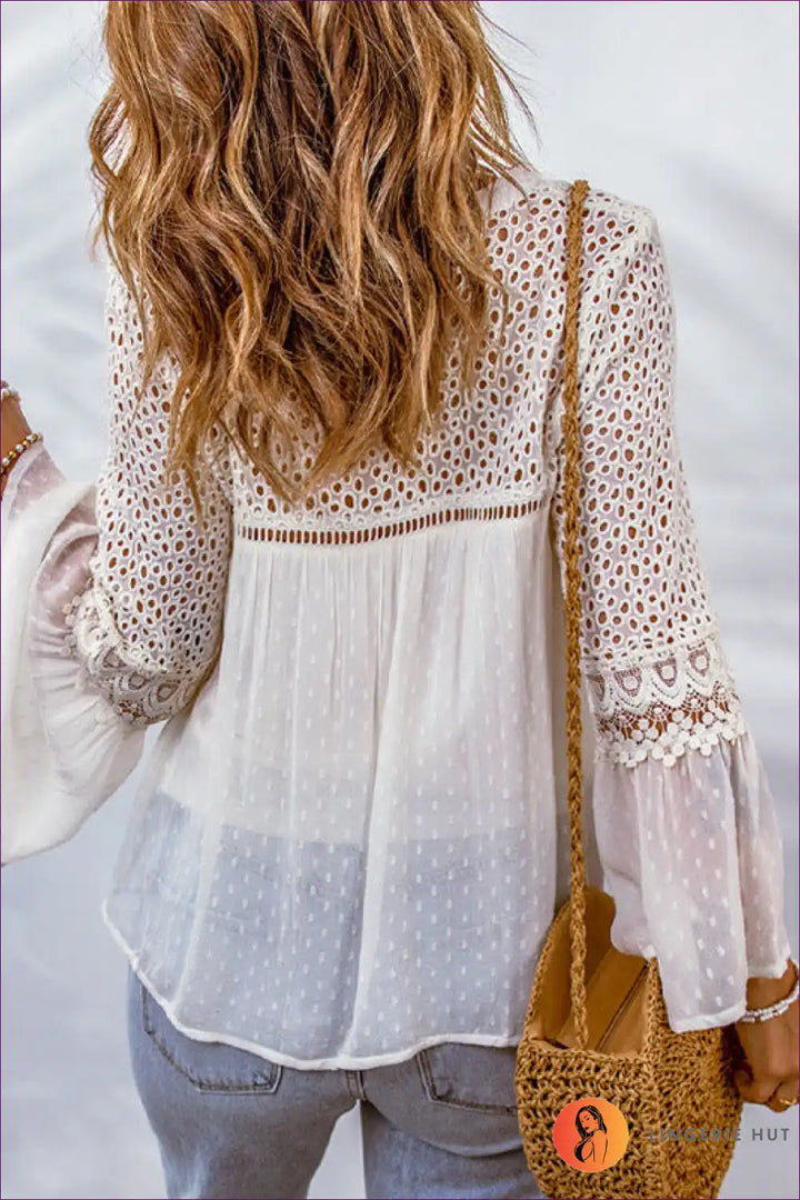 Levoire | Boho Chic Tricot T-shirt - Élégance Sans Effort