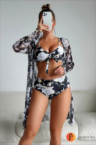 Levoire | Ensemble de bikini boho Troppi – Maillot de bain d'été