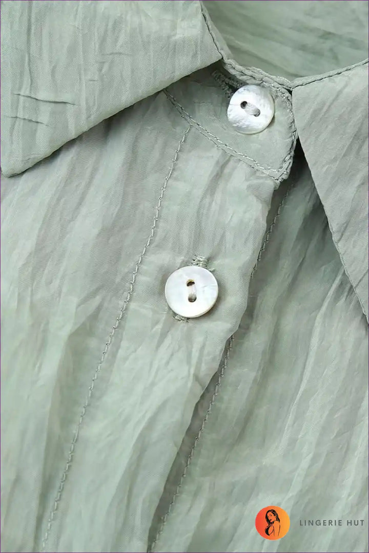 Levoire | Rennon chemise à col avec boutonnière - Élégance sans effort