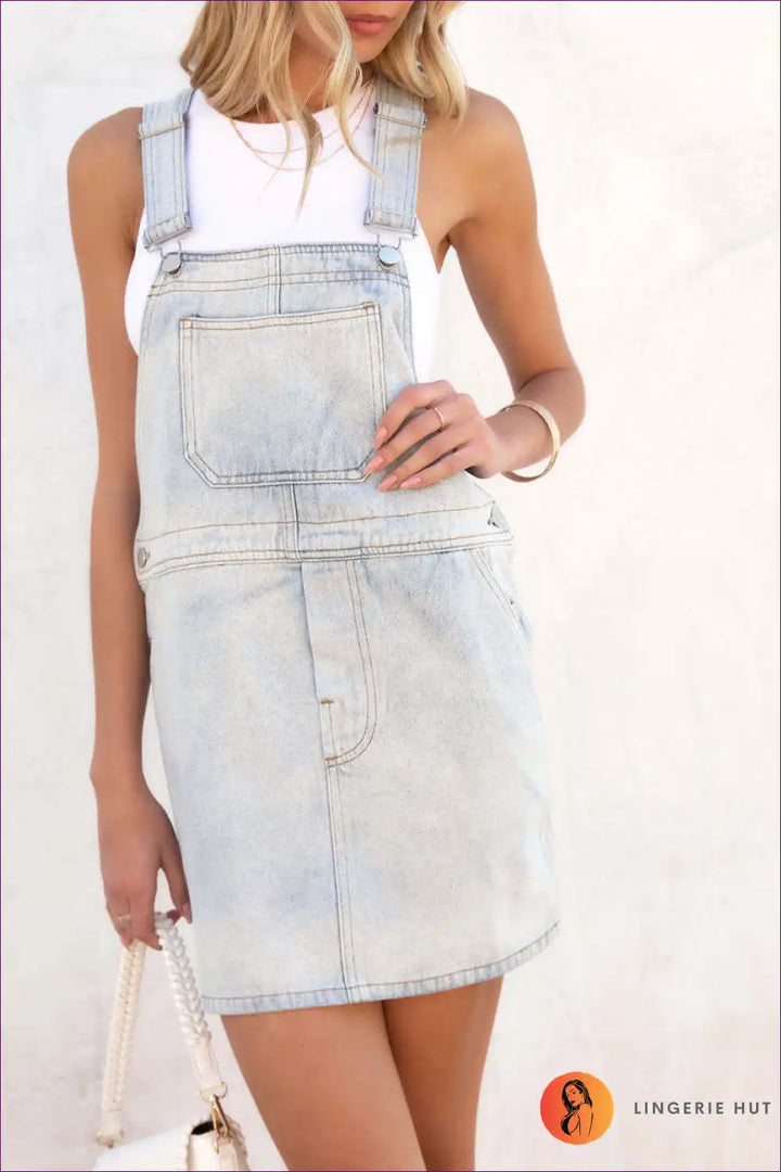 Levoire | Rento Denim-salvare Robe – Indispensable d'été Azur