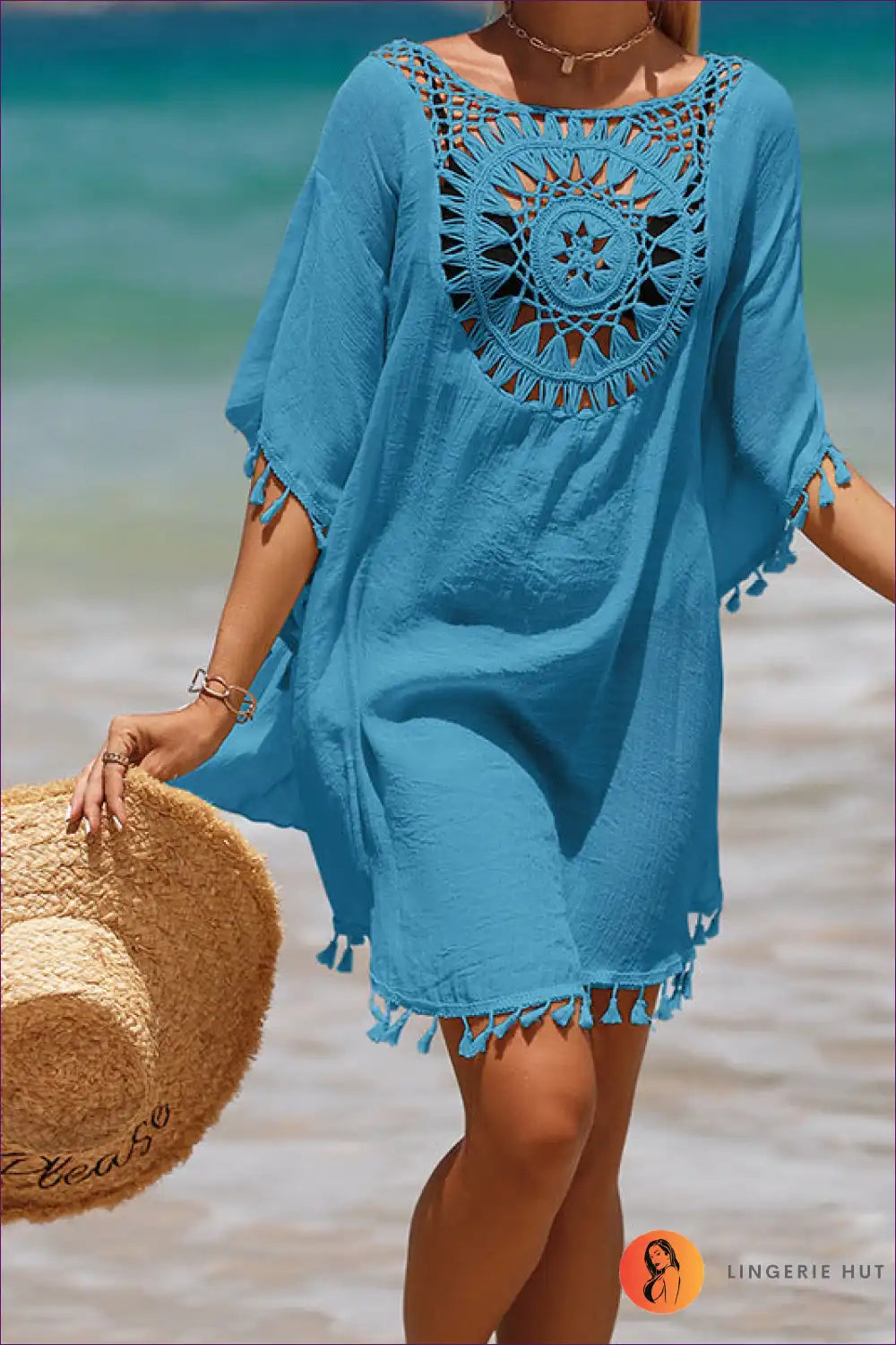 Levoire | Chapeau de plage en crochet Hapsu – Style de plage Boho